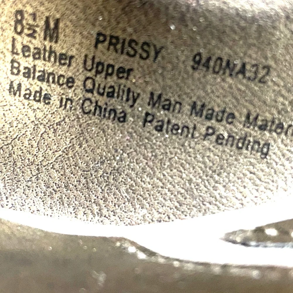 Naturalizer N5 Comfort Metallic Pump Prissy 8.5M - Picture 5 of 6